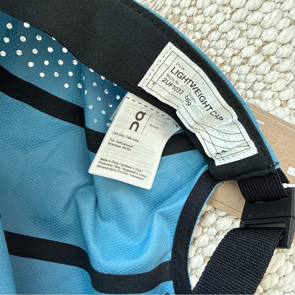 On Cloud Running Lightweight Performance Cap Hat … - image 6